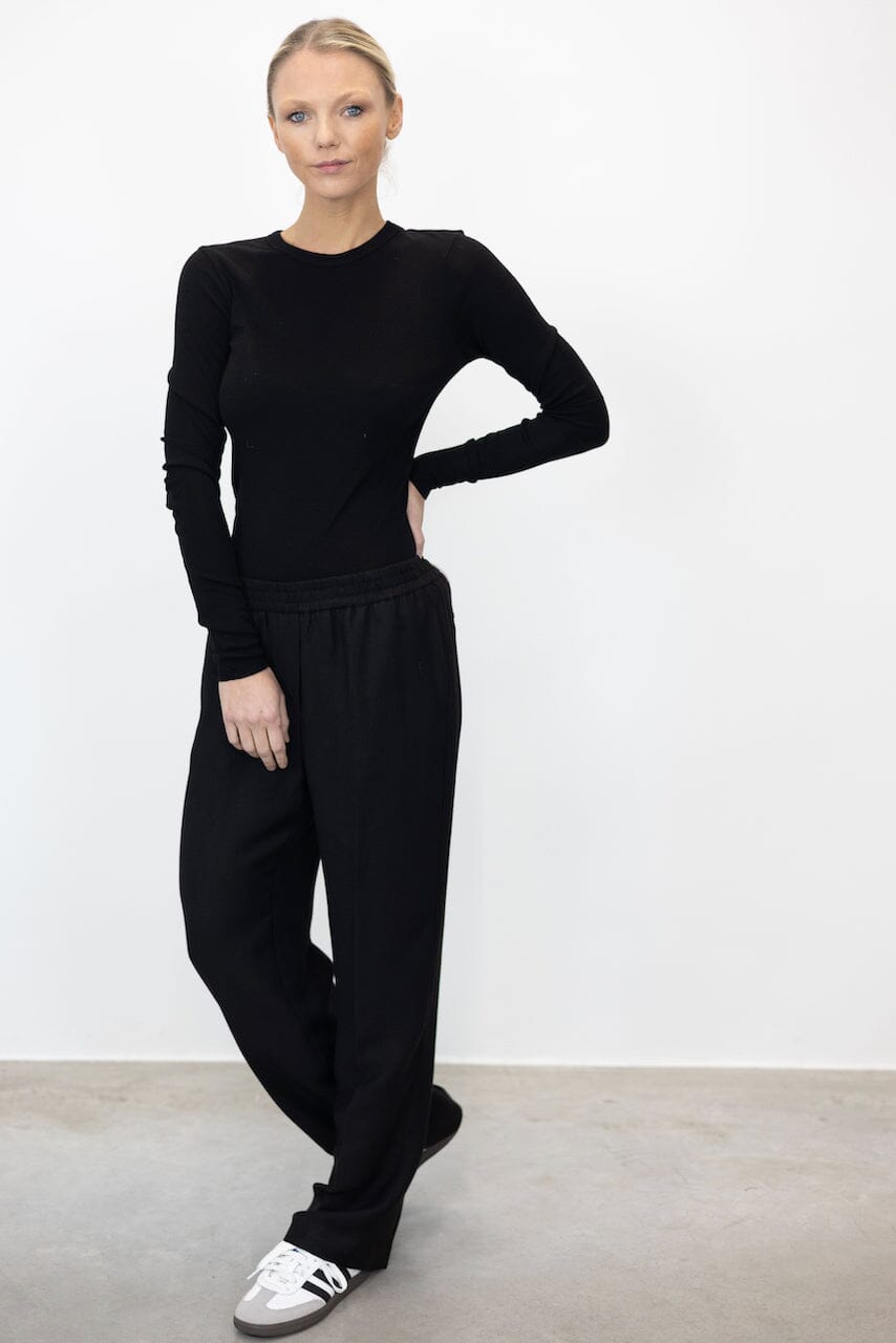 FINE MERINO LONGSLEEVE TOP KNIT ROHE 