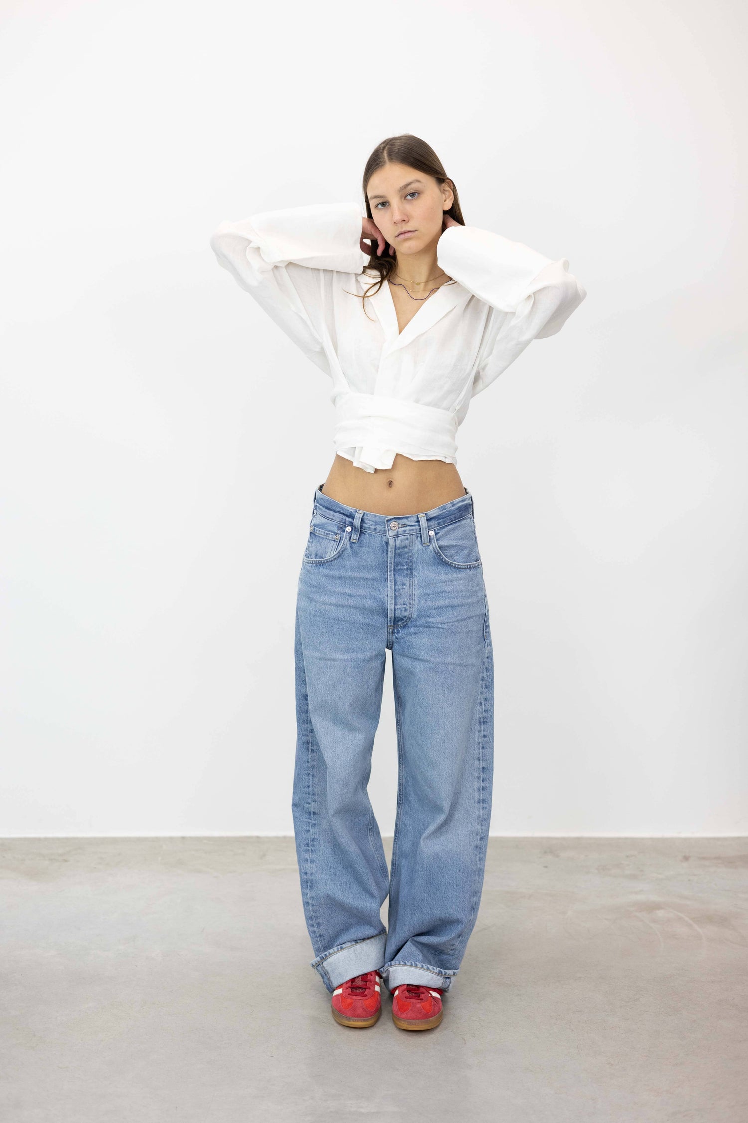 AYLA BAGGY CUFFED JEANS IN GEMINI JEANS CITIZENS OF HUMANITY 