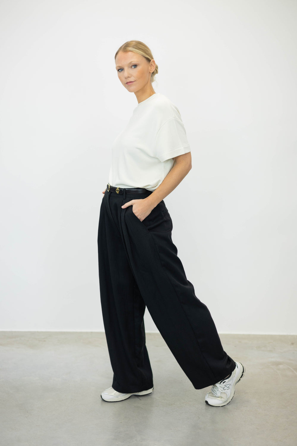 CHAPMAN BELTED WIDE LEG PANTS PANTS MARGAUX LONNBERG 