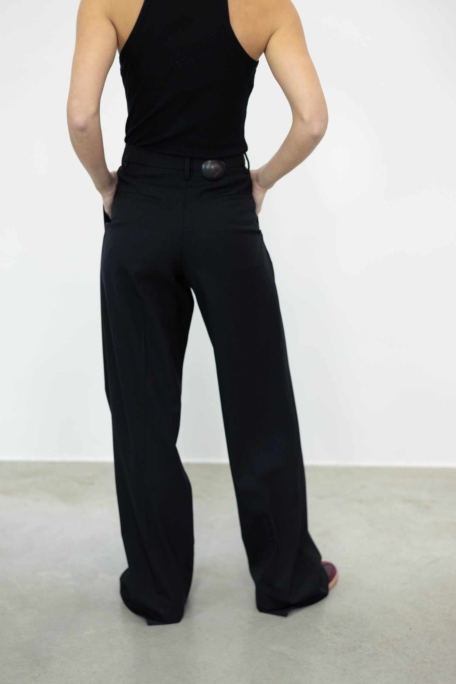 ISALINE WIDE LEG WOOL PANTS PANTS IRO 