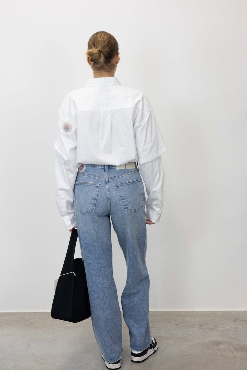LOW RISE BAGGY JEANS IN LIBERTINE JEANS AGOLDE 