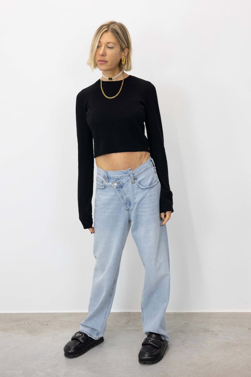 CRISS CROSS UPSIZED JEANS IN WIRED JEANS AGOLDE 