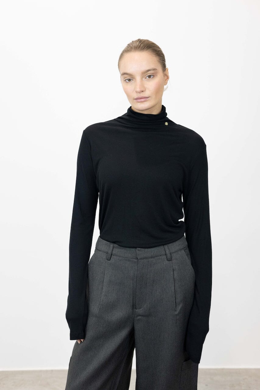 LIA CASHMERE BLED TURTLENECK TOP ANINE BING 