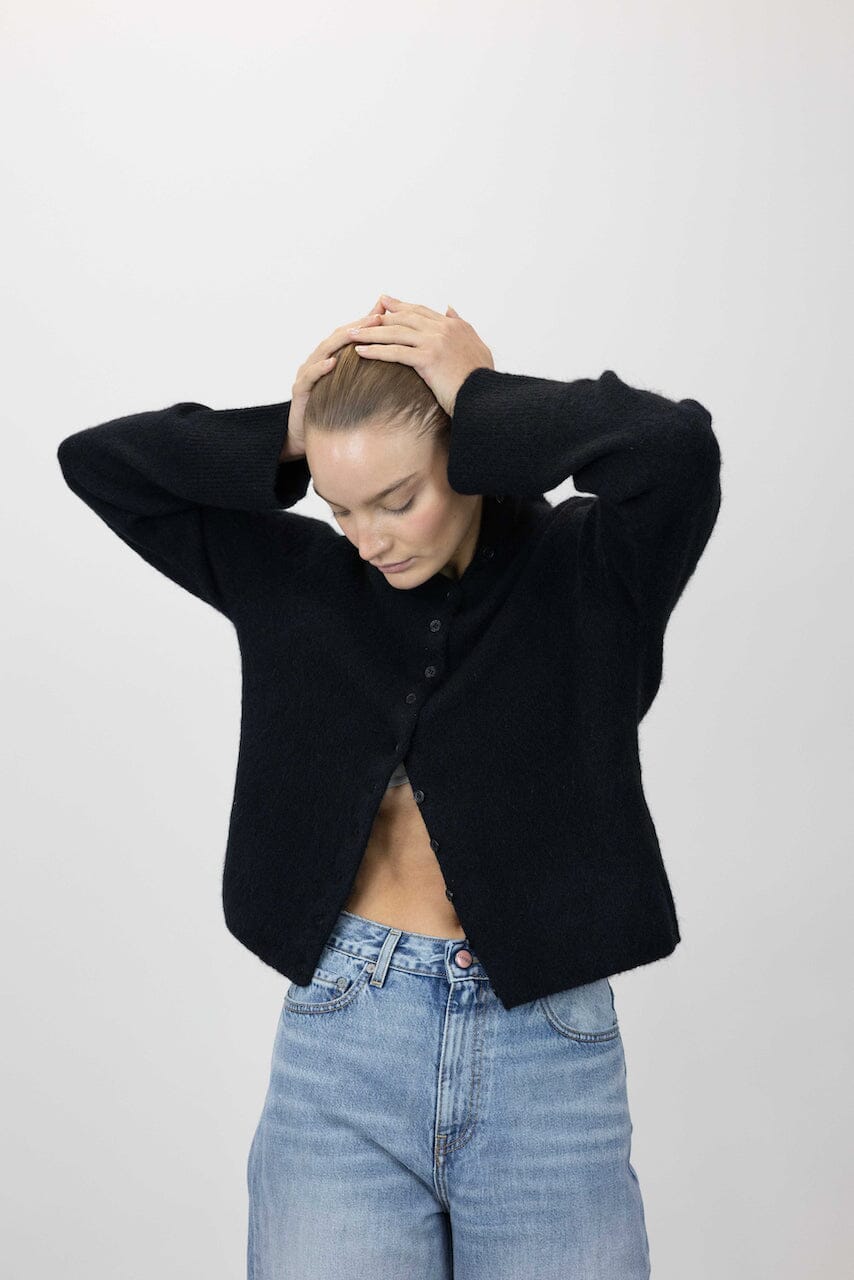 ALPHA HIGH NECK CARDIGAN CARDIGAN GESTUZ 