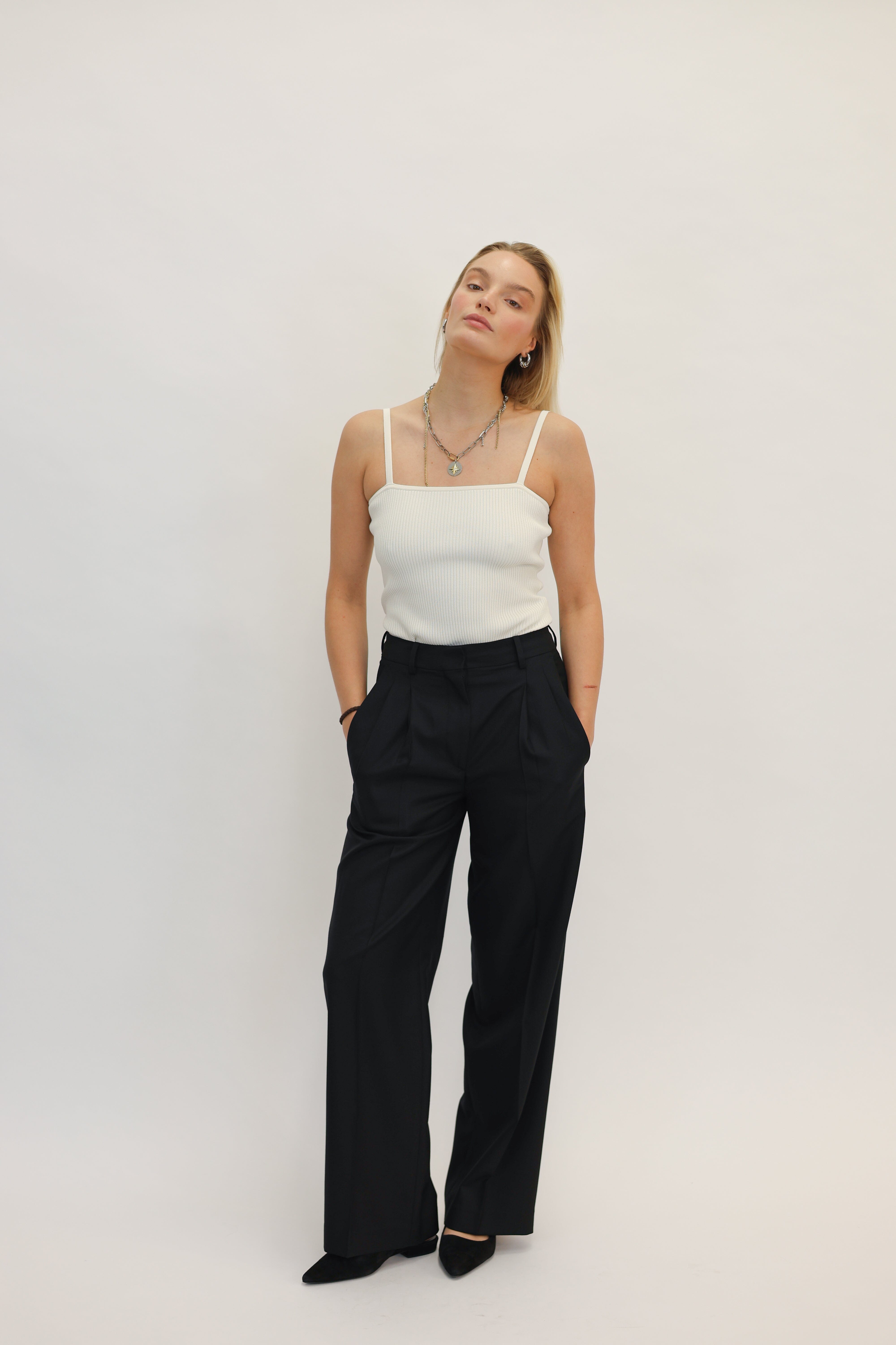 TRULY PANTS IN BLACK PANTS ONE&OTHER 