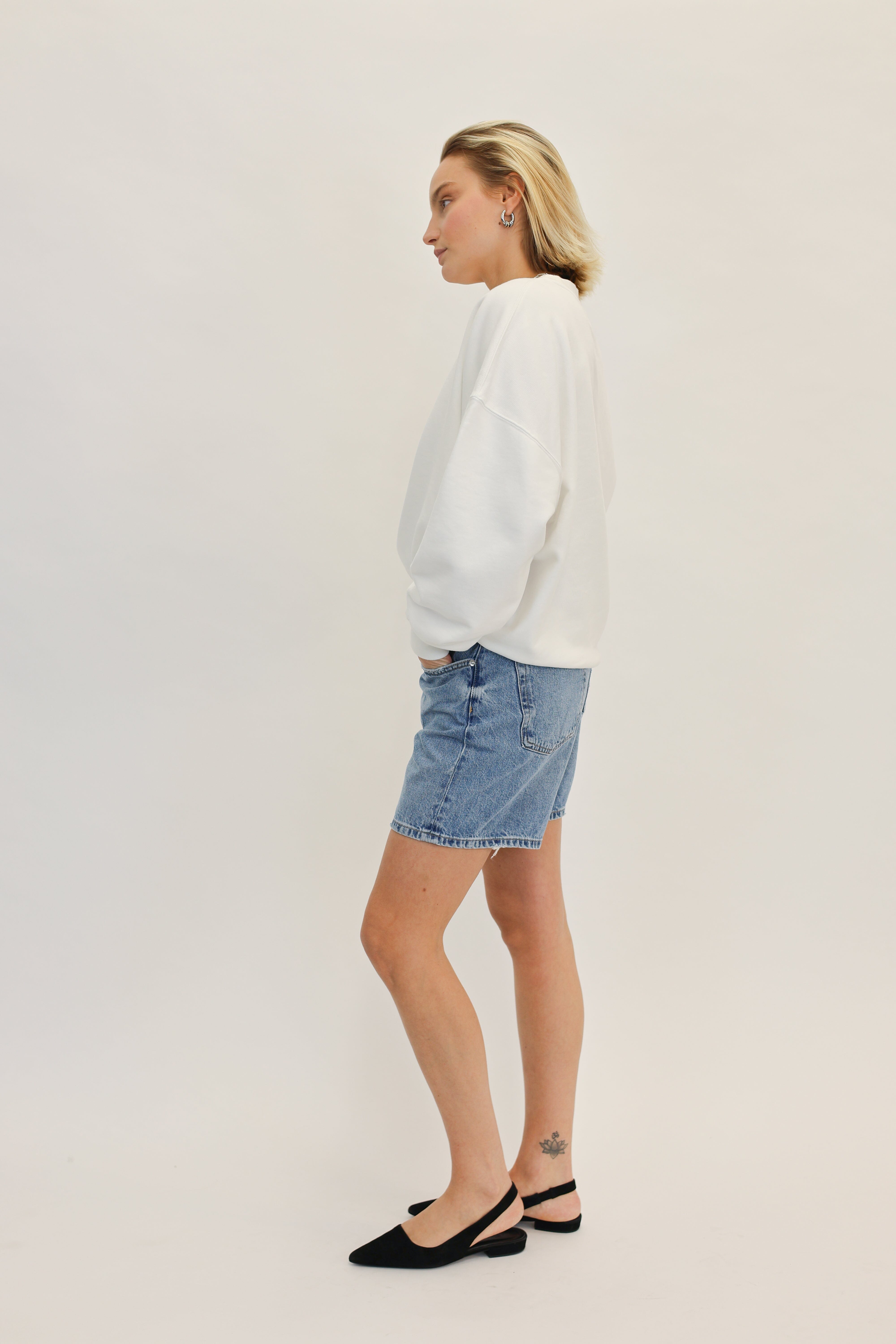 MILES SWEATSHIRT IN OFF WHITE SWEATSHIRT ANINE BING 