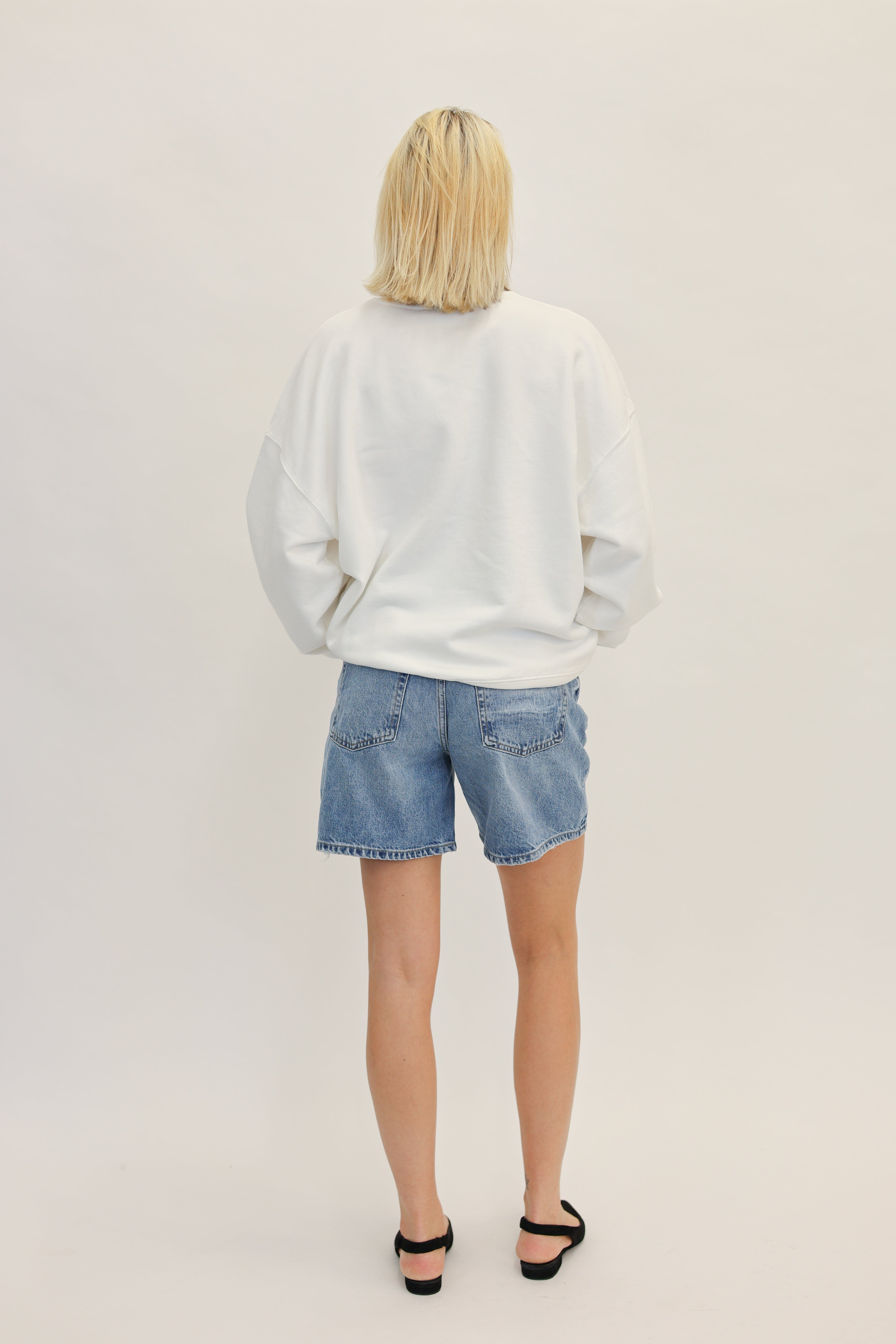 MILES SWEATSHIRT IN OFF WHITE SWEATSHIRT ANINE BING 