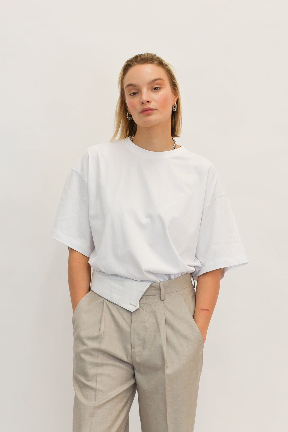 KINE PANTS IN DOWNY GREY PANTS ONE&OTHER 