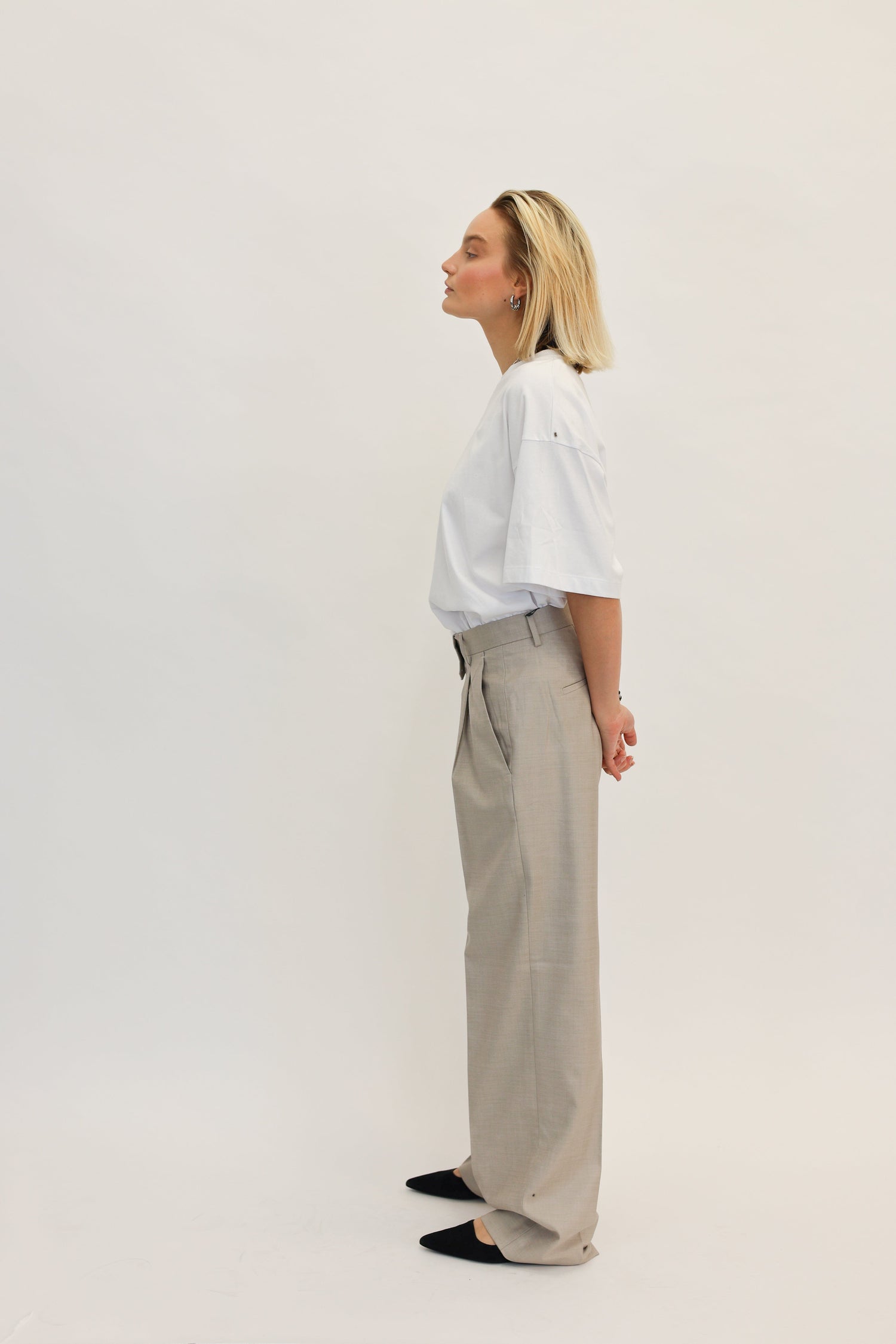KINE PANTS IN DOWNY GREY PANTS ONE&OTHER 