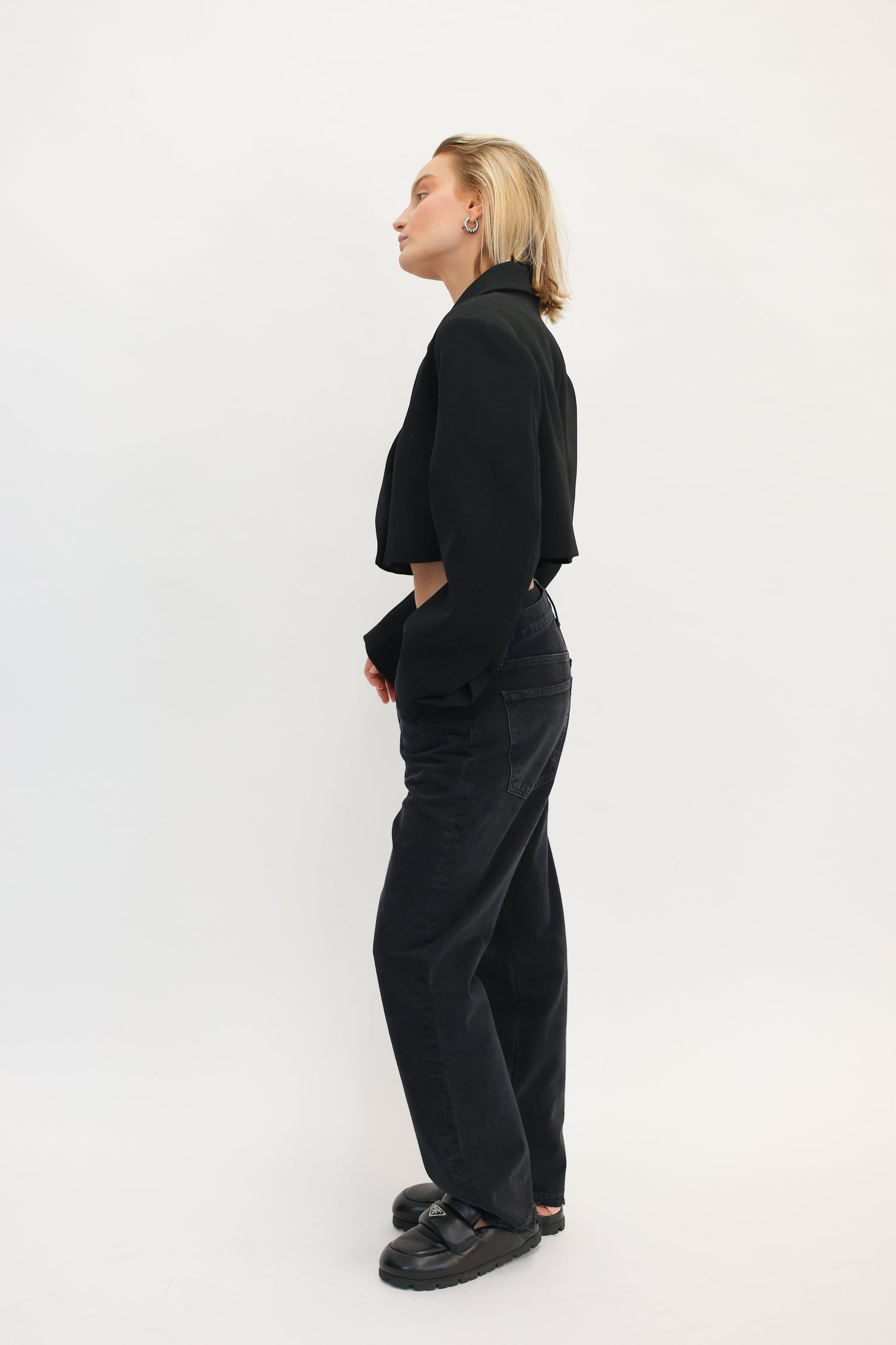 90S MID RISE STRAIGHT LEG JEANS IN TAR JEANS AGOLDE 