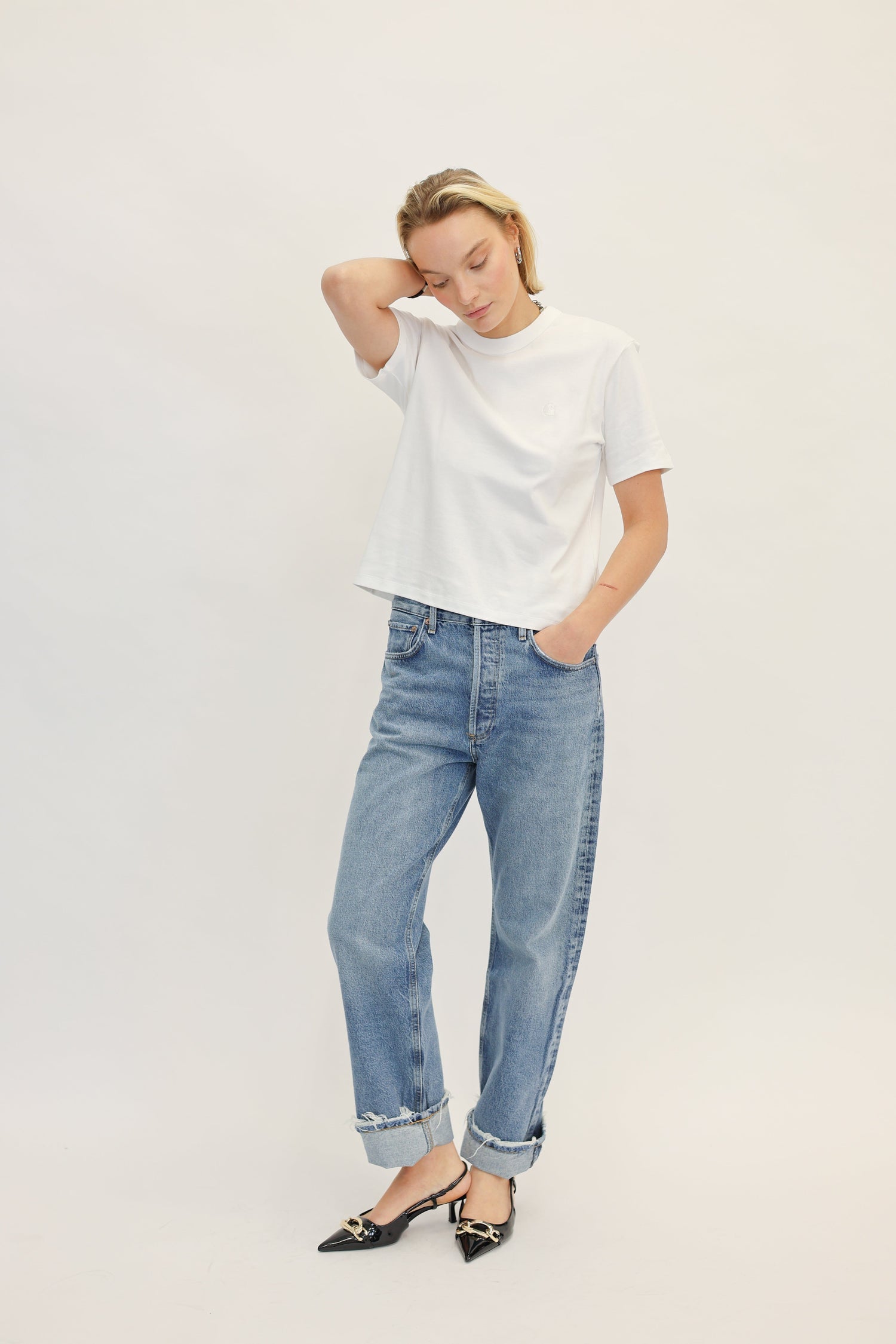 FRAN JEANS IN REIGN JEANS AGOLDE 