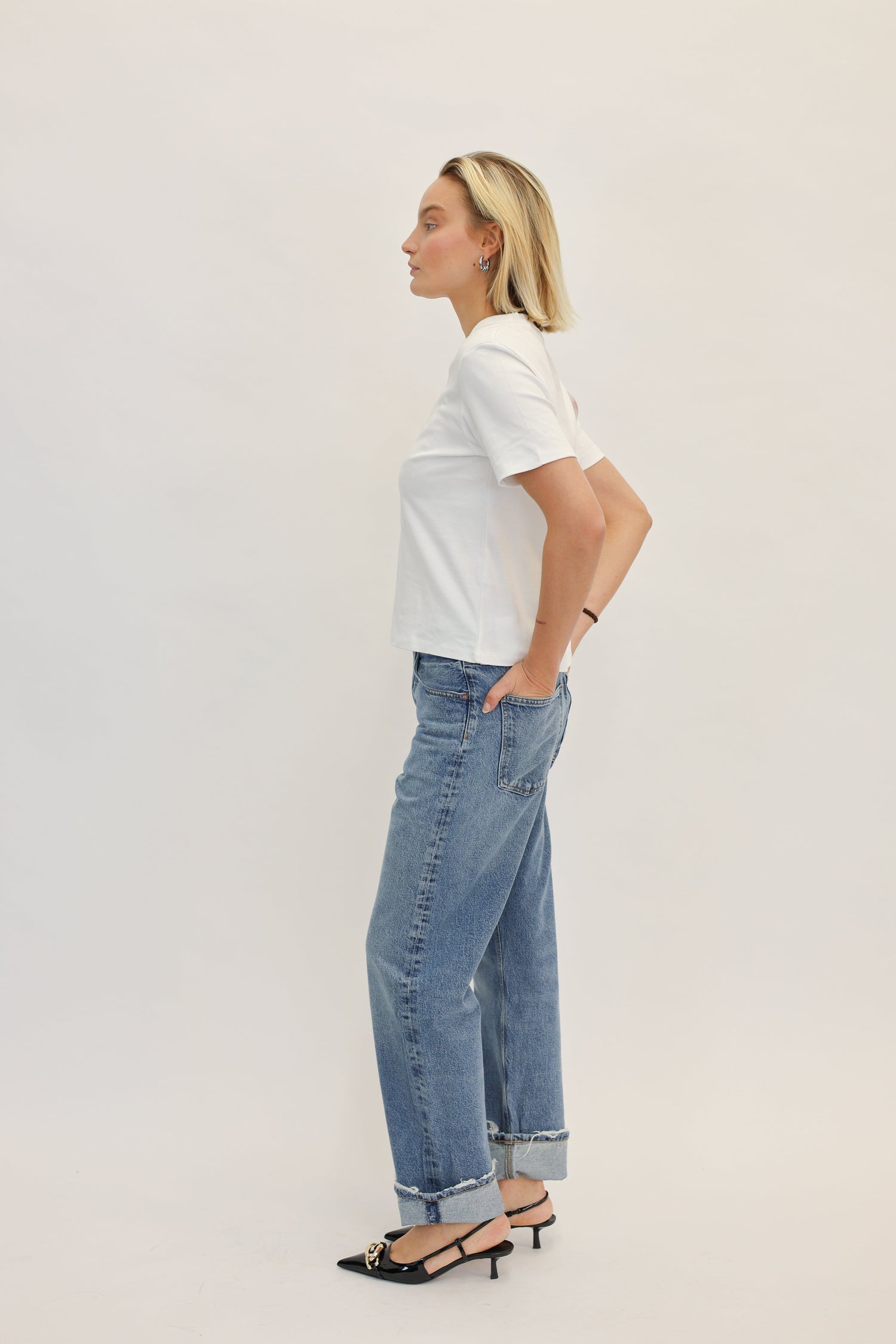 FRAN JEANS IN REIGN JEANS AGOLDE 