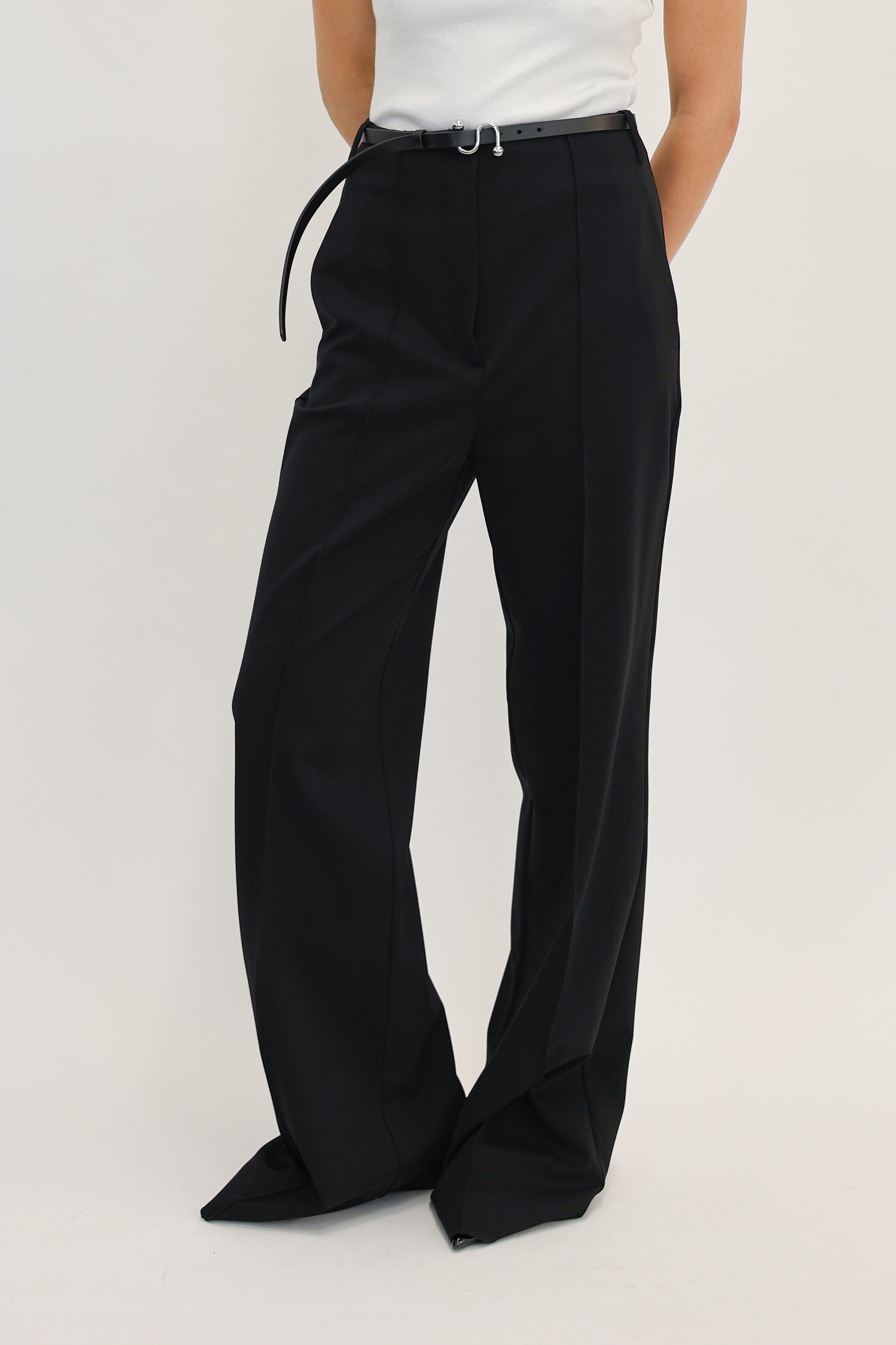 TEXAS PANTS IN BLACK PANTS MAX MARA 
