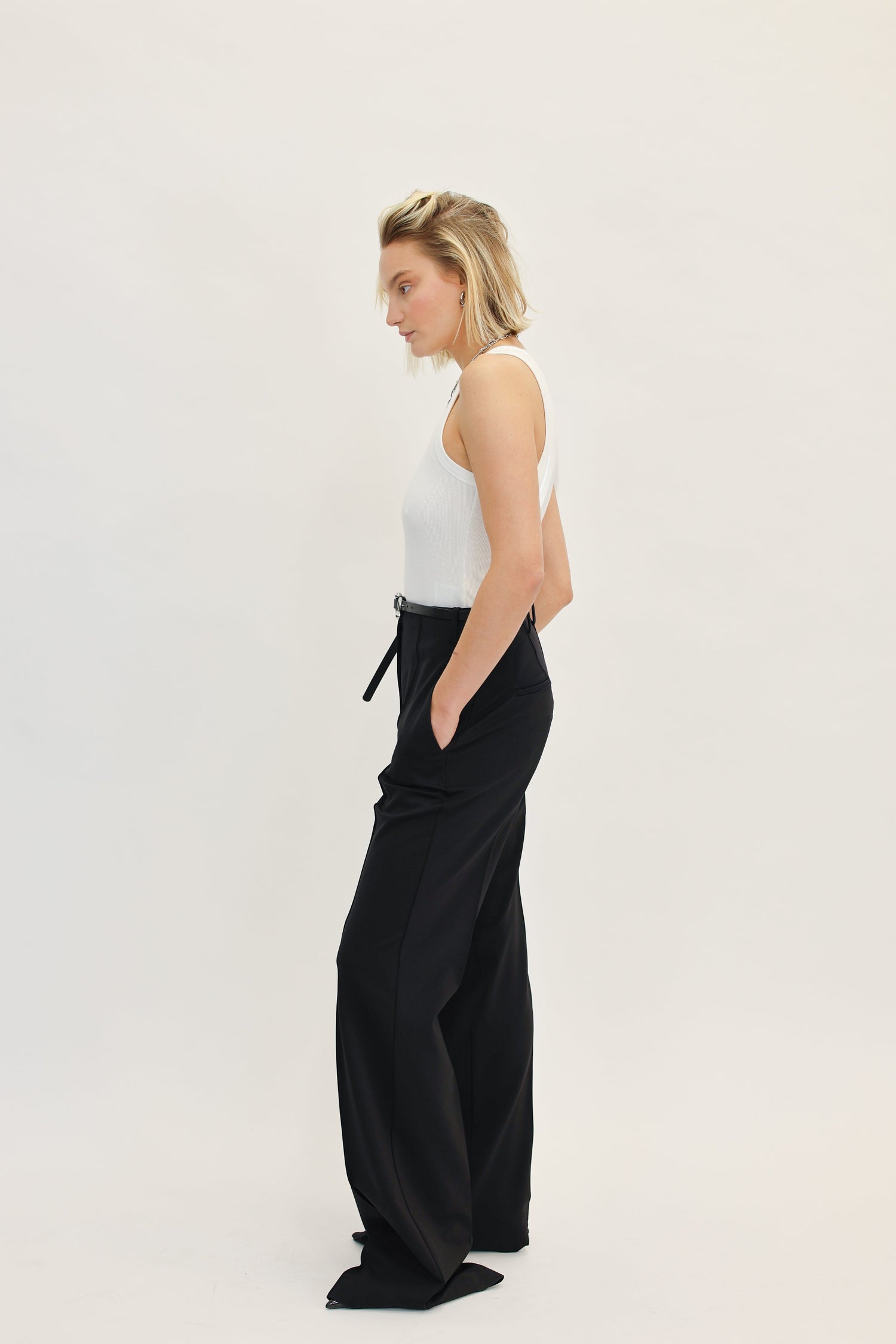 TEXAS PANTS IN BLACK PANTS MAX MARA 
