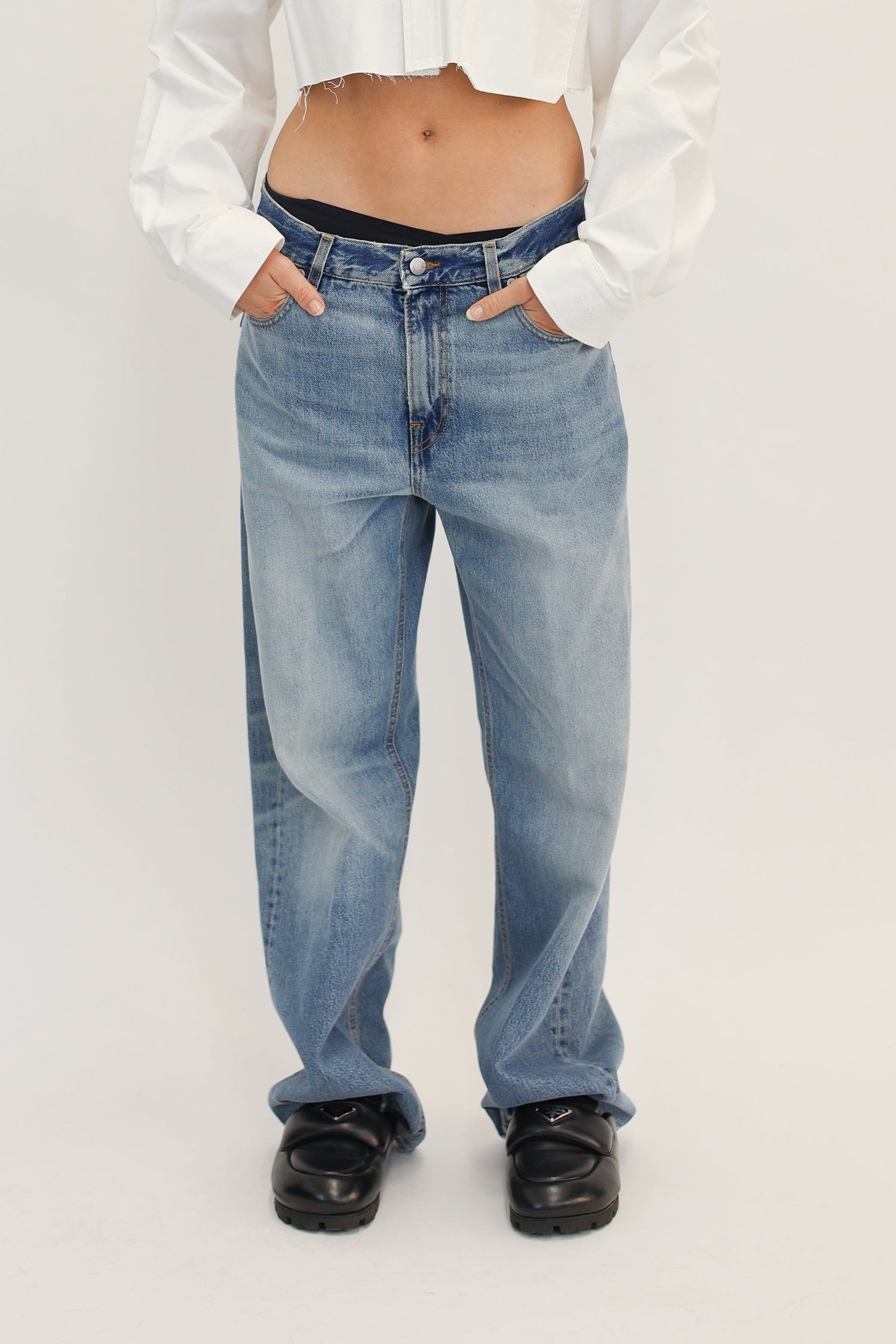 BONNIE JEANS IN DIVE BLUE WASH JEANS HAIKURE 