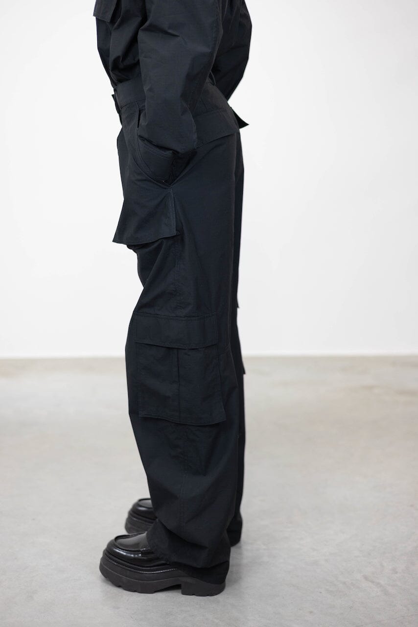 BUTTON UP ARTICULATED JUMPSUIT WITH CARGO DETAILING JUMPSUIT ALEXANDER WANG 