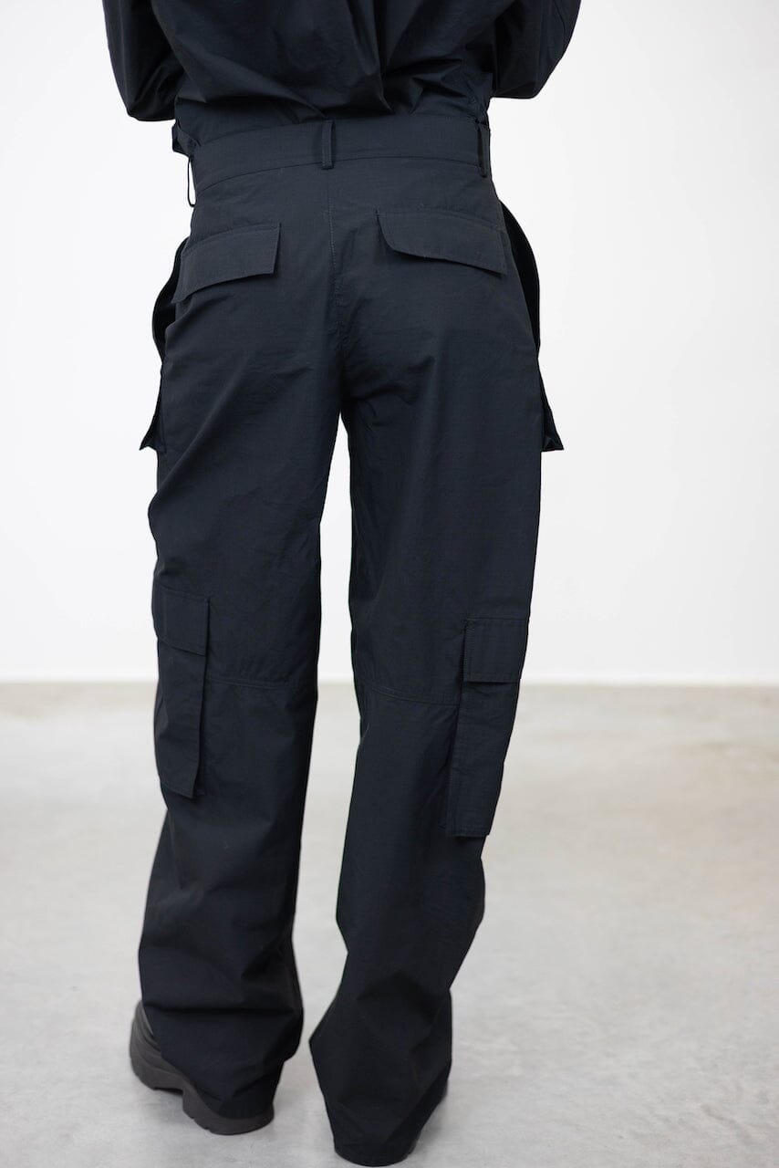 BUTTON UP ARTICULATED JUMPSUIT WITH CARGO DETAILING JUMPSUIT ALEXANDER WANG 