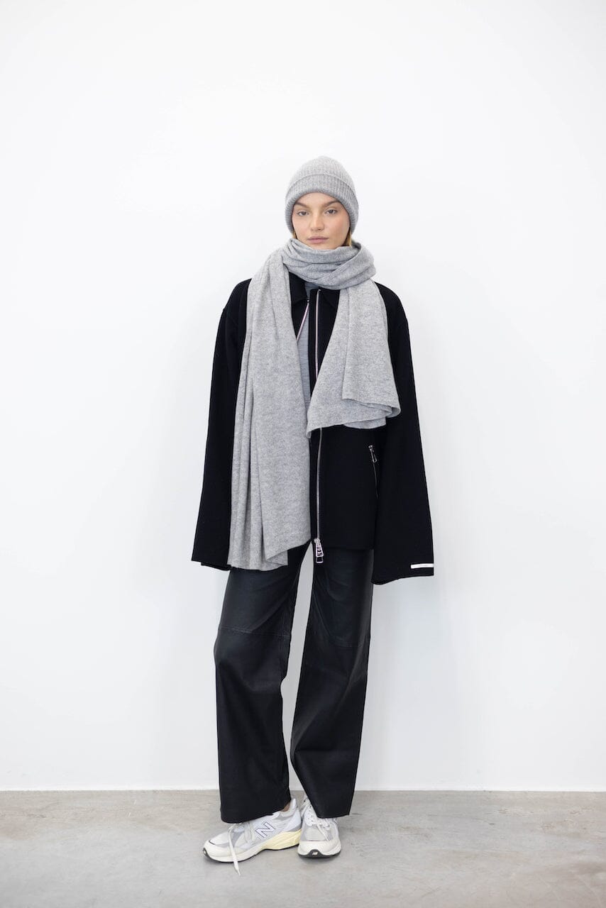 CASHMERE TRAVEL WRAP SCARF SCARF WHITE WARREN 