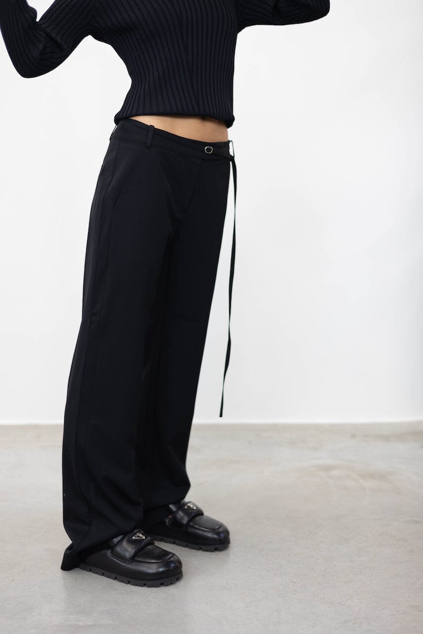 90S INSPIRED MID RISE PANELLED PANTS PANTS ST AGNI 