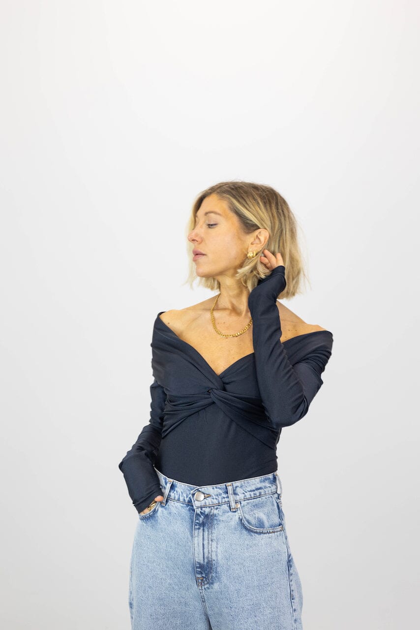 KENDALL OFF-SHOULDER BODYSUIT BODYSUIT THE ANDAMANE 