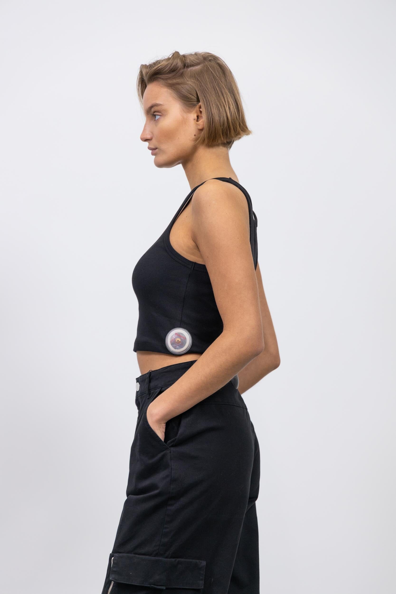 DREW CROPPED TANK TOP B TOP GESTUZ 
