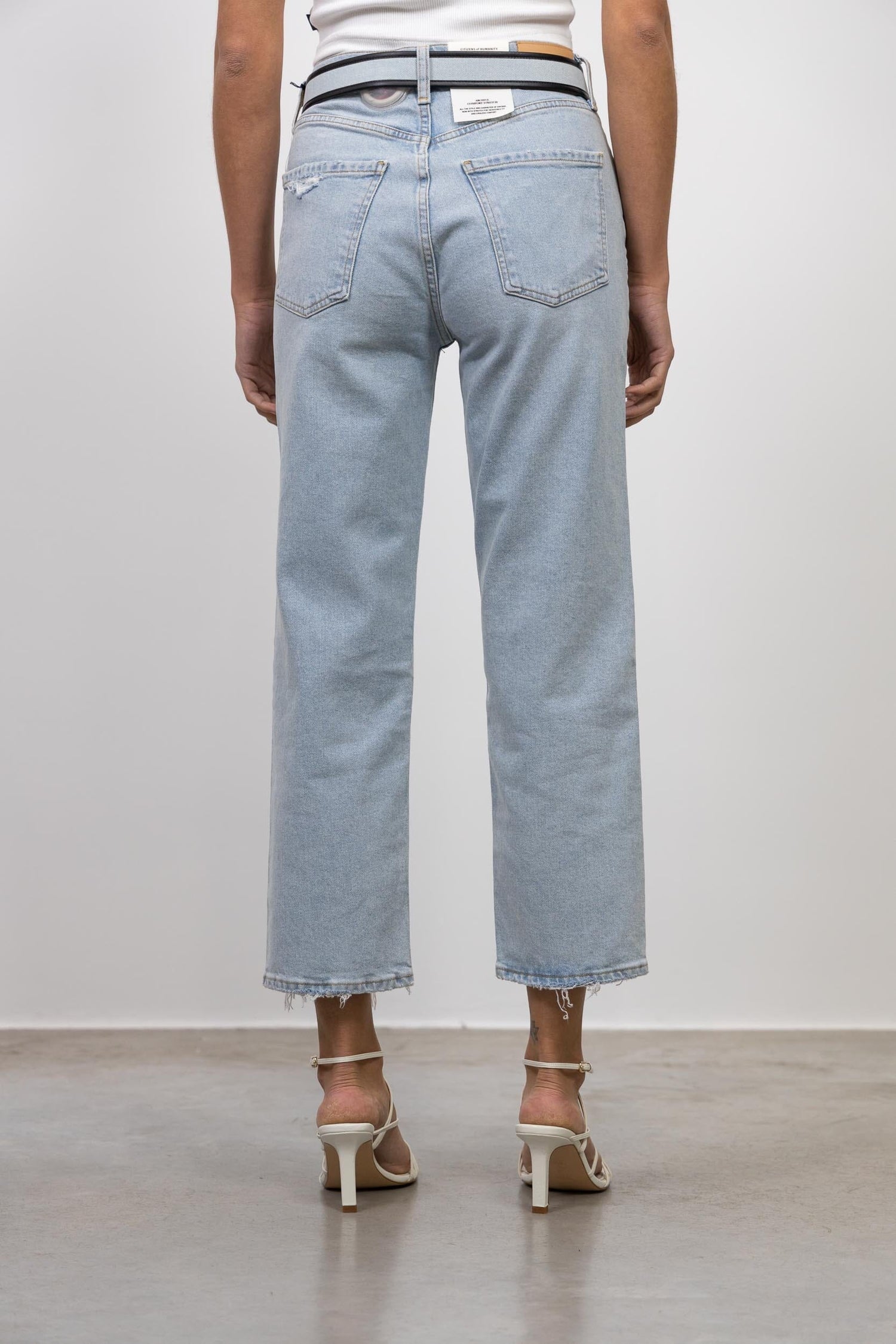 FLORENCE STRAIGHT LEG JEANS IN SUNBLEACH JEANS CITIZENS OF HUMANITY 