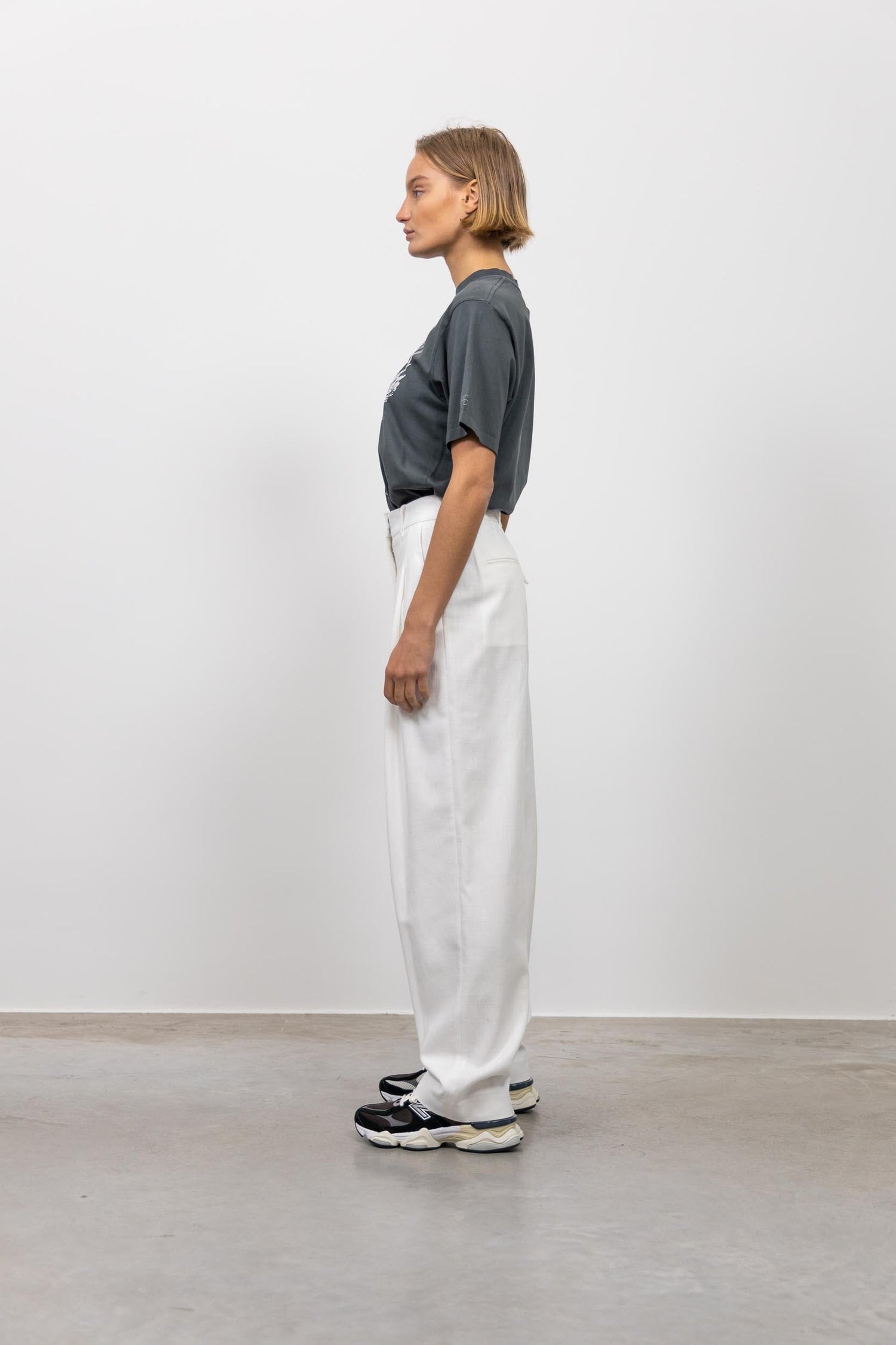 LUZY RELAXED FIT TROUSERS WITH PLEATS PANTS SAMSOE SAMSOE 