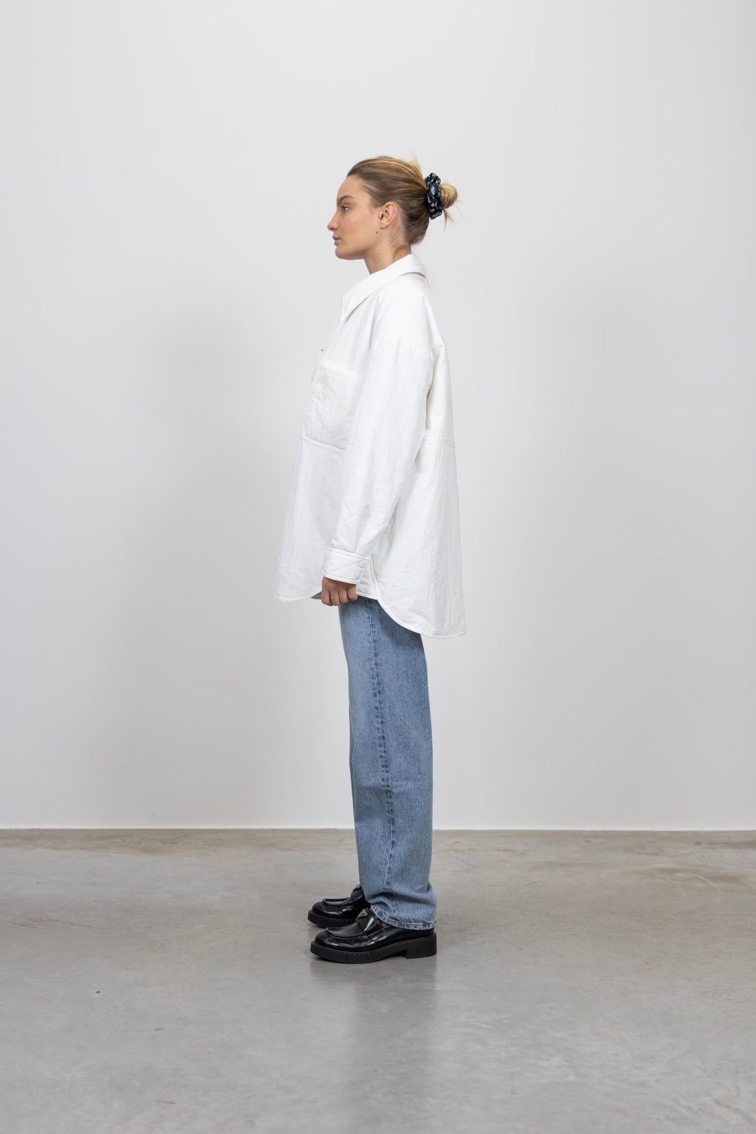 SILVANA PUFF OVERSHIRT SHIRT . 
