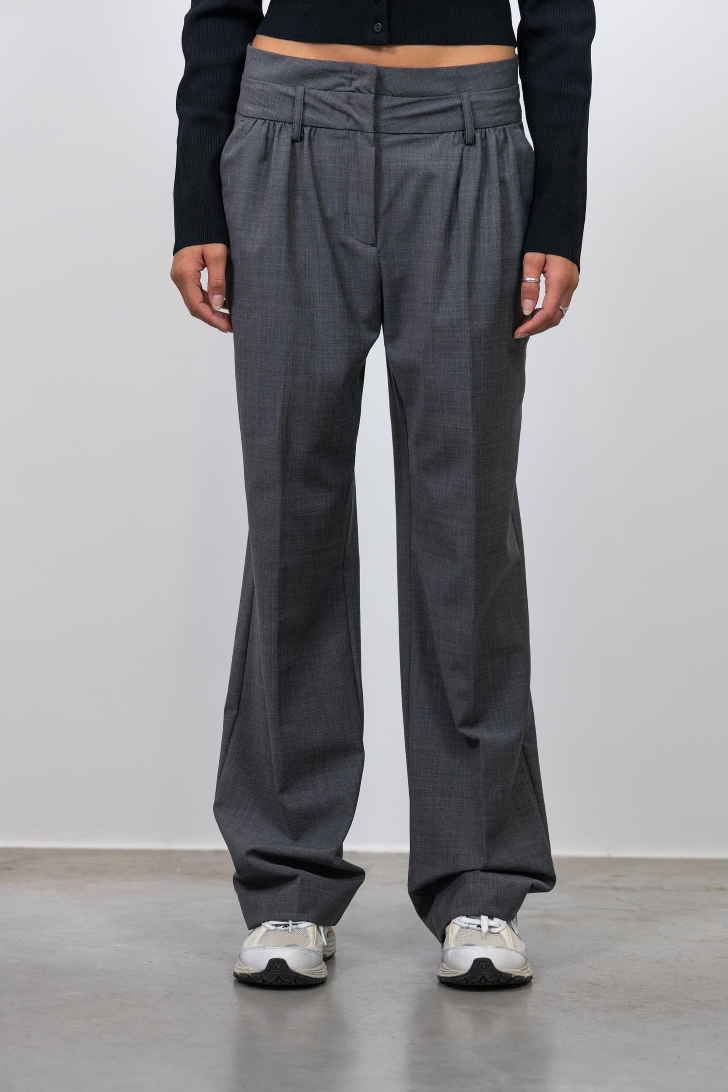 PISA WAISTBAND DETAIL STRAIGHT PANTS PANTS THE GARMENT 