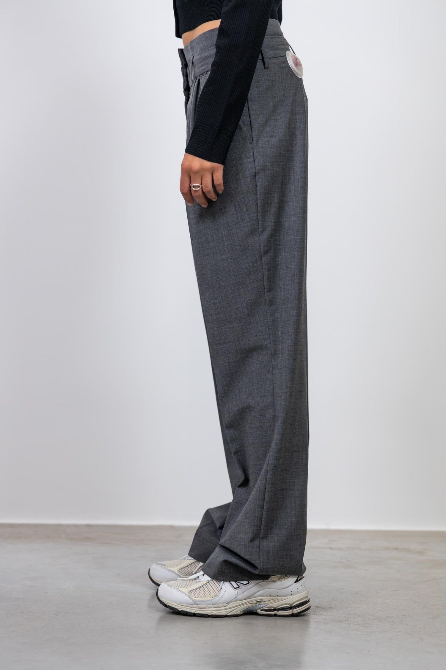 PISA WAISTBAND DETAIL STRAIGHT PANTS PANTS THE GARMENT 