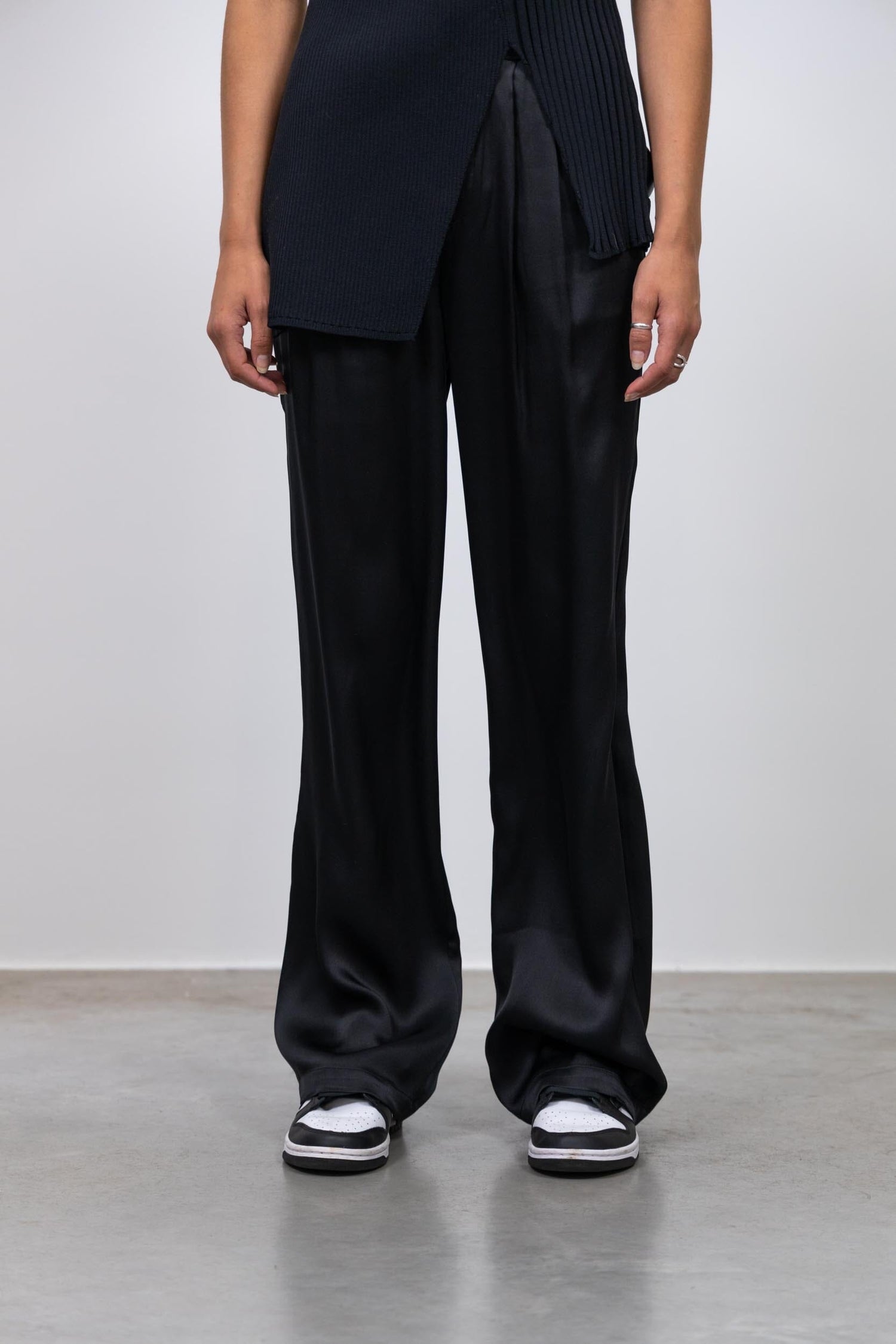 CARRIE WIDE LEG SILK PANTS PANT ANINE BING 