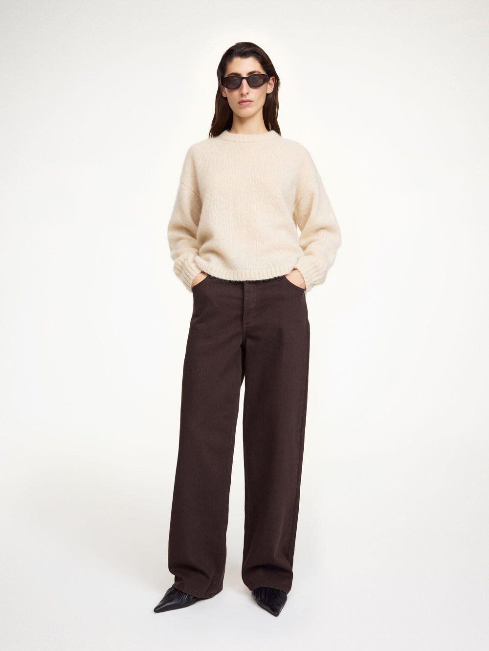 VINOLA STRAIGHT JEANS IN BROWN JEANS BY MALENE BIRGER 