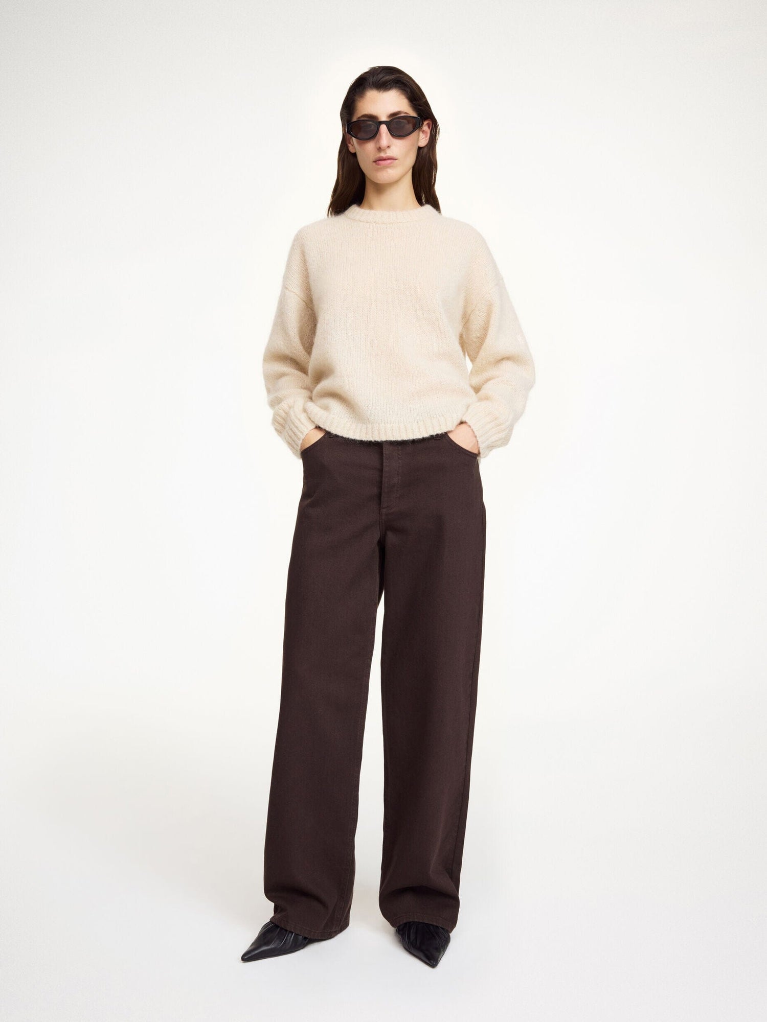 VINOLA STRAIGHT JEANS IN BROWN JEANS BY MALENE BIRGER 