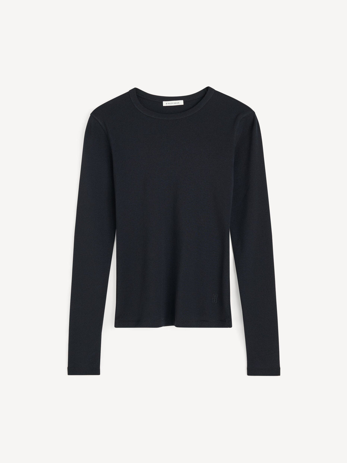 BRITA FLAT T-SHIRT IN BLACK T-SHIRT BY MALENE BIRGER 