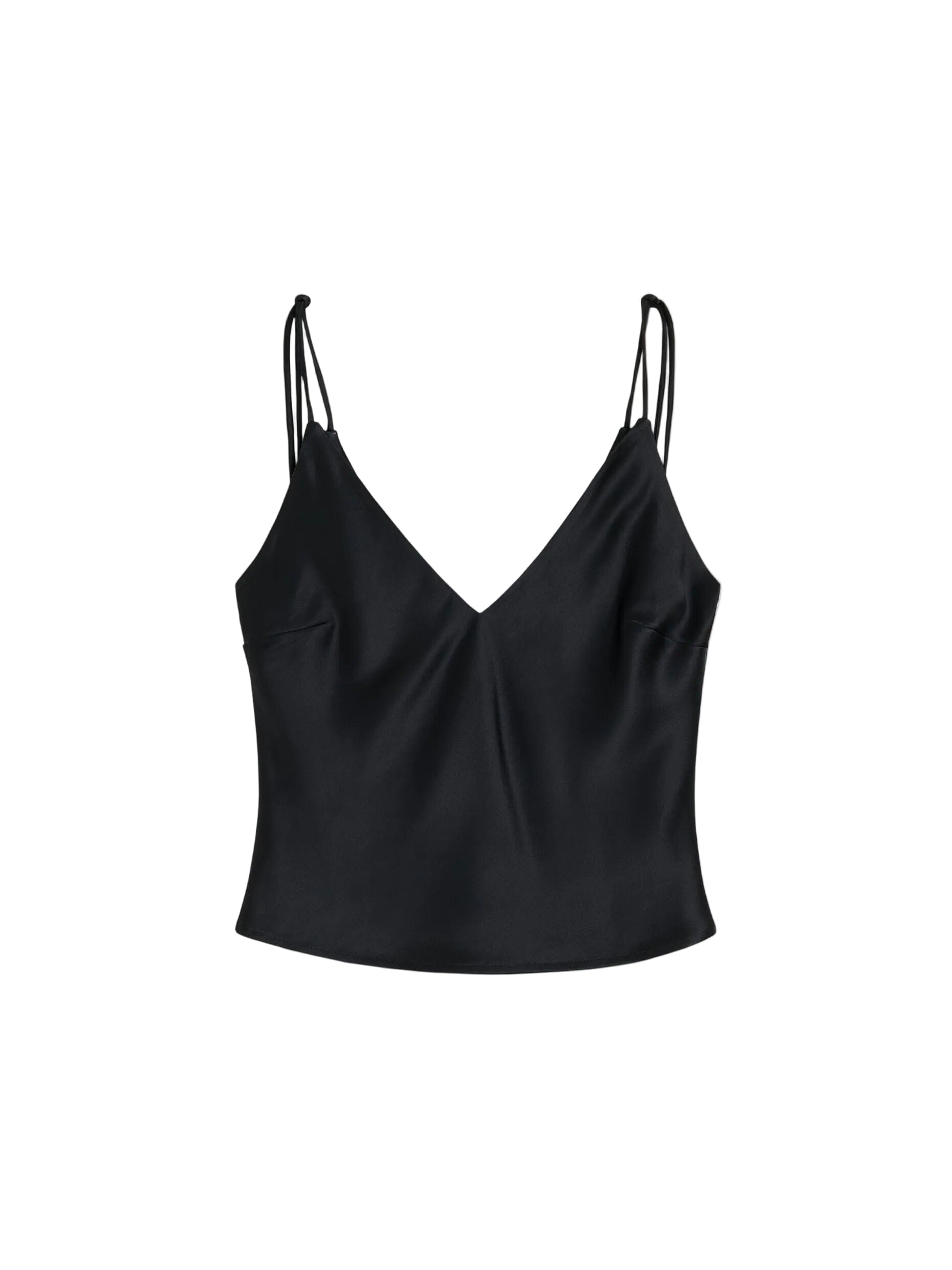 PASCA SATIN TOP IN BLACK TOP BY MALENE BIRGER 