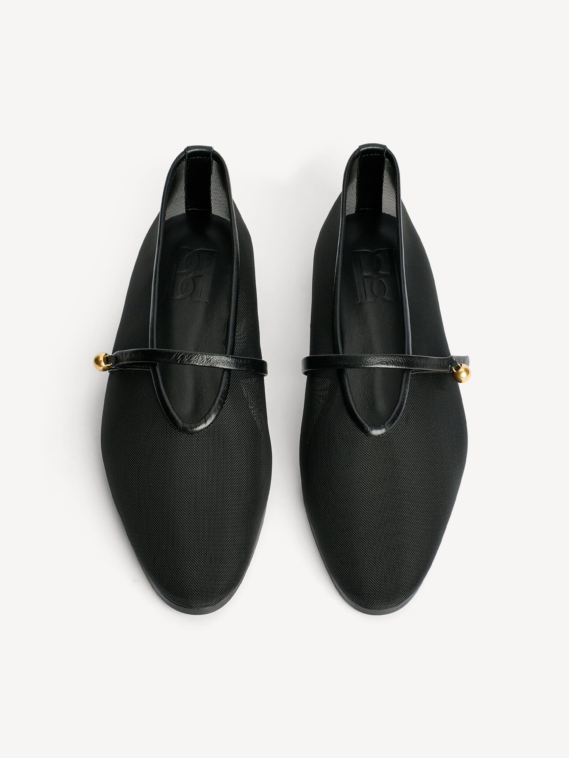 AYDA MESH BALLERINES IN BLACK SHOES BY MALENE BIRGER 