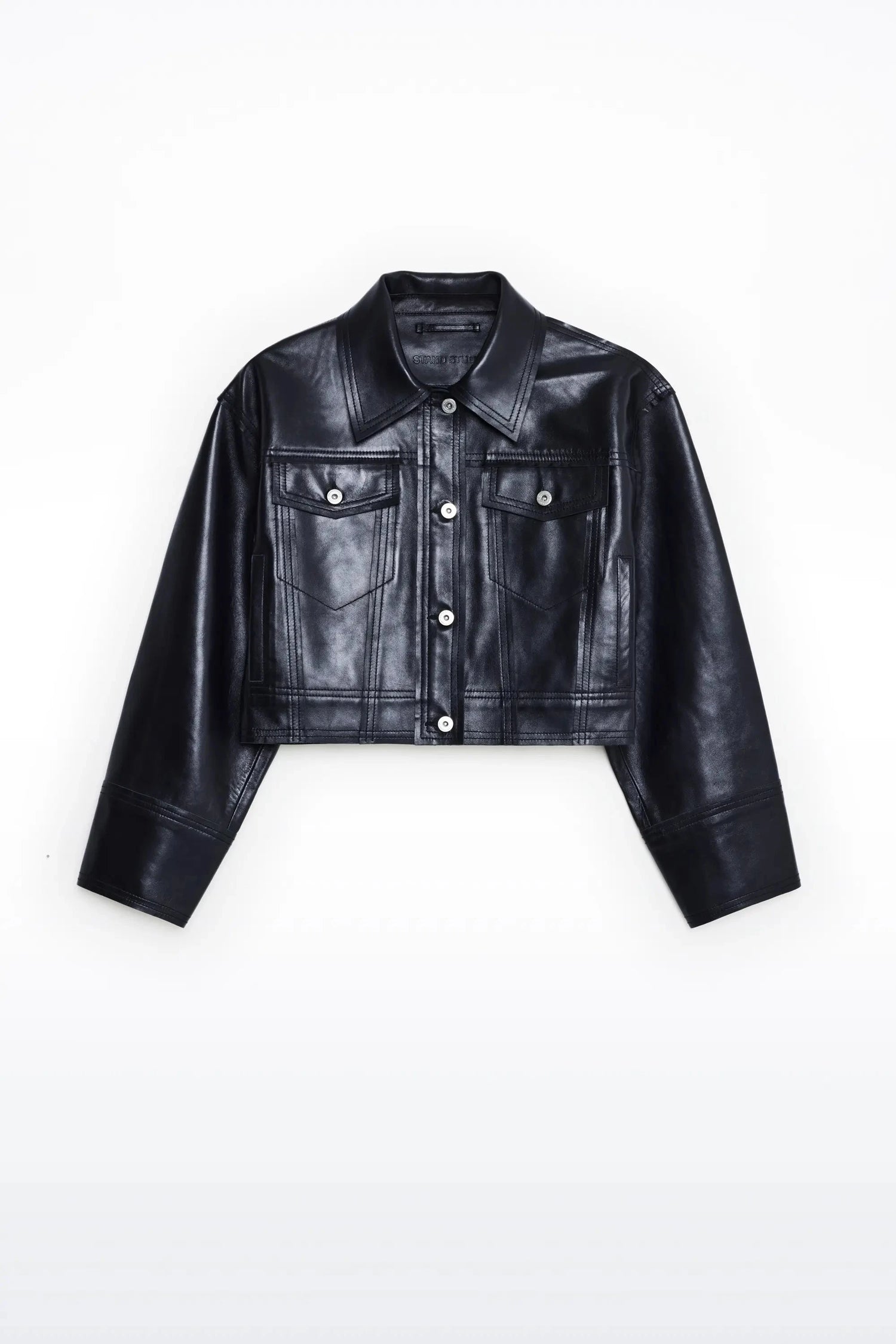 PHYLLIS JEAN STYLE LEATHER JACKET – KURE