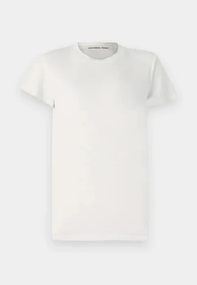 MODENA TEE WITH SHOULDERS PADS IN CREAM TEES DESIGNERS REMIX 