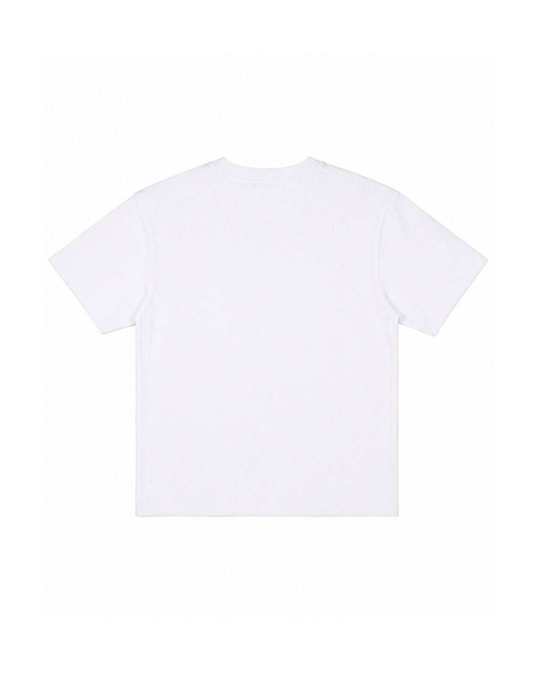 RIB PADDED TEE IN WHITE T-SHIRT KURE 