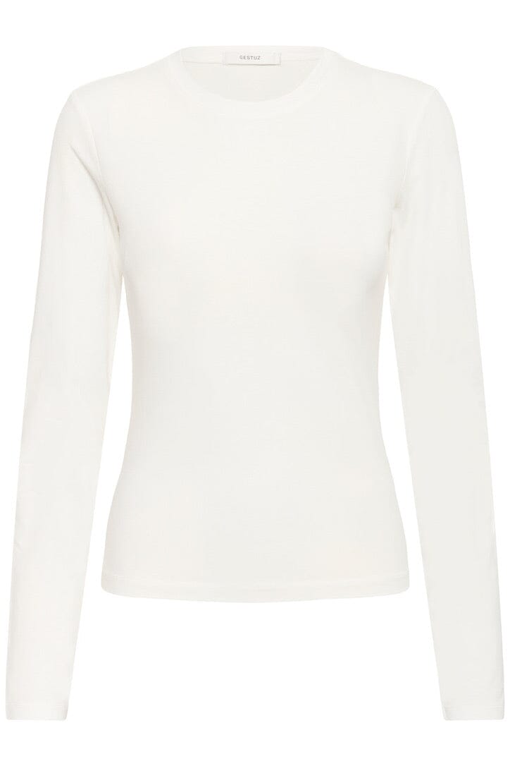TIMA LS TEE IN BRIGHT WHITE T-SHIRT GESTUZ 