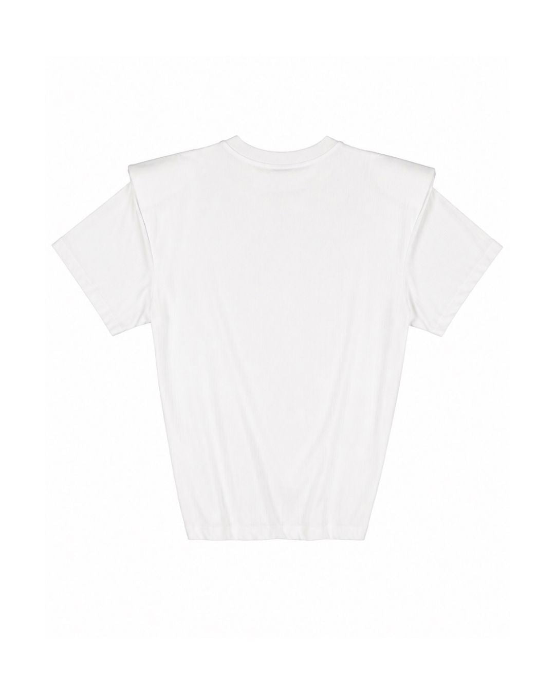 TONI TEE WITH FRONT BOW AND SHOULDER PADS T-SHIRT KURE 
