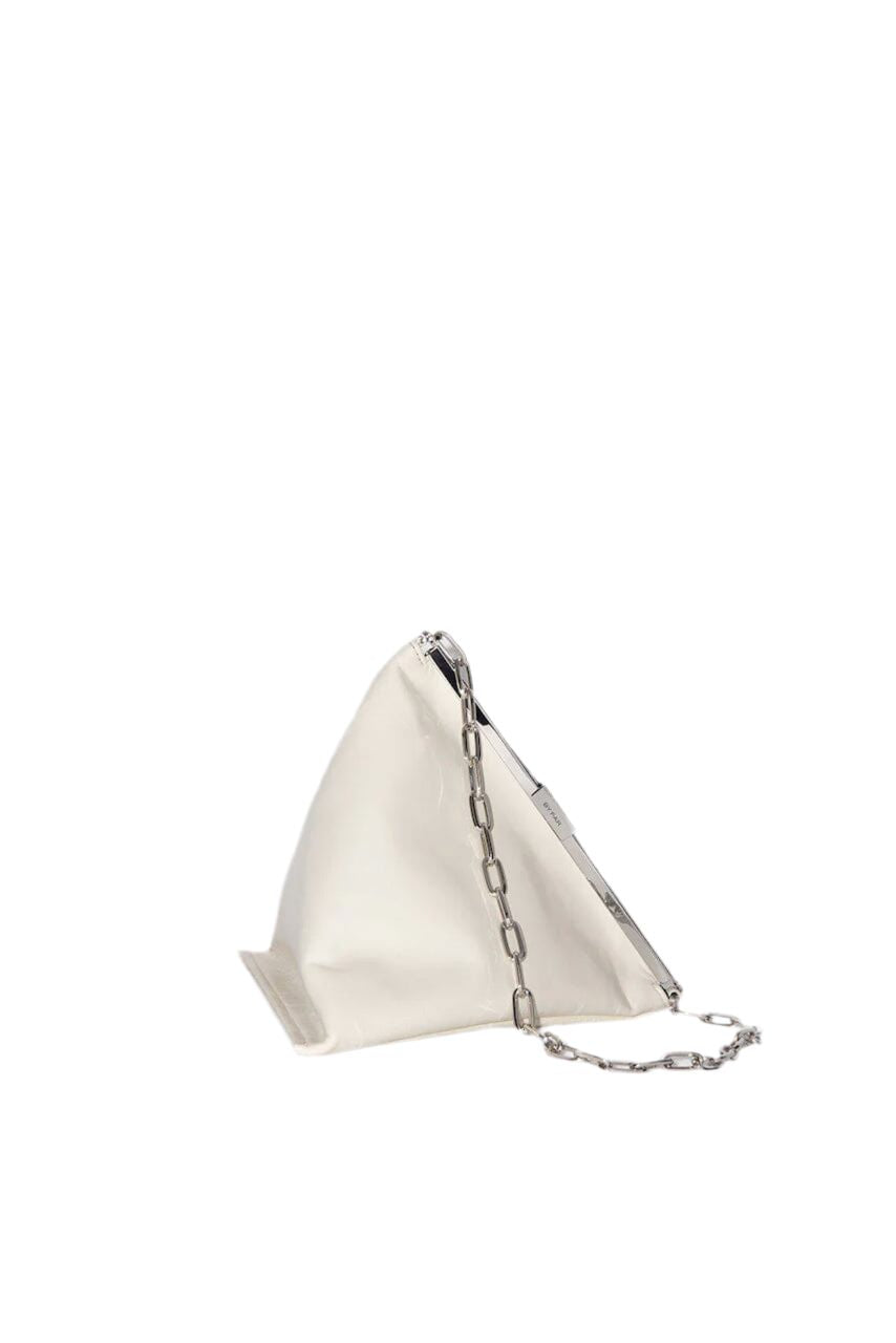 PRISMA CREASED LEATHER BAG IN LIMEWASH BAG BY FAR 