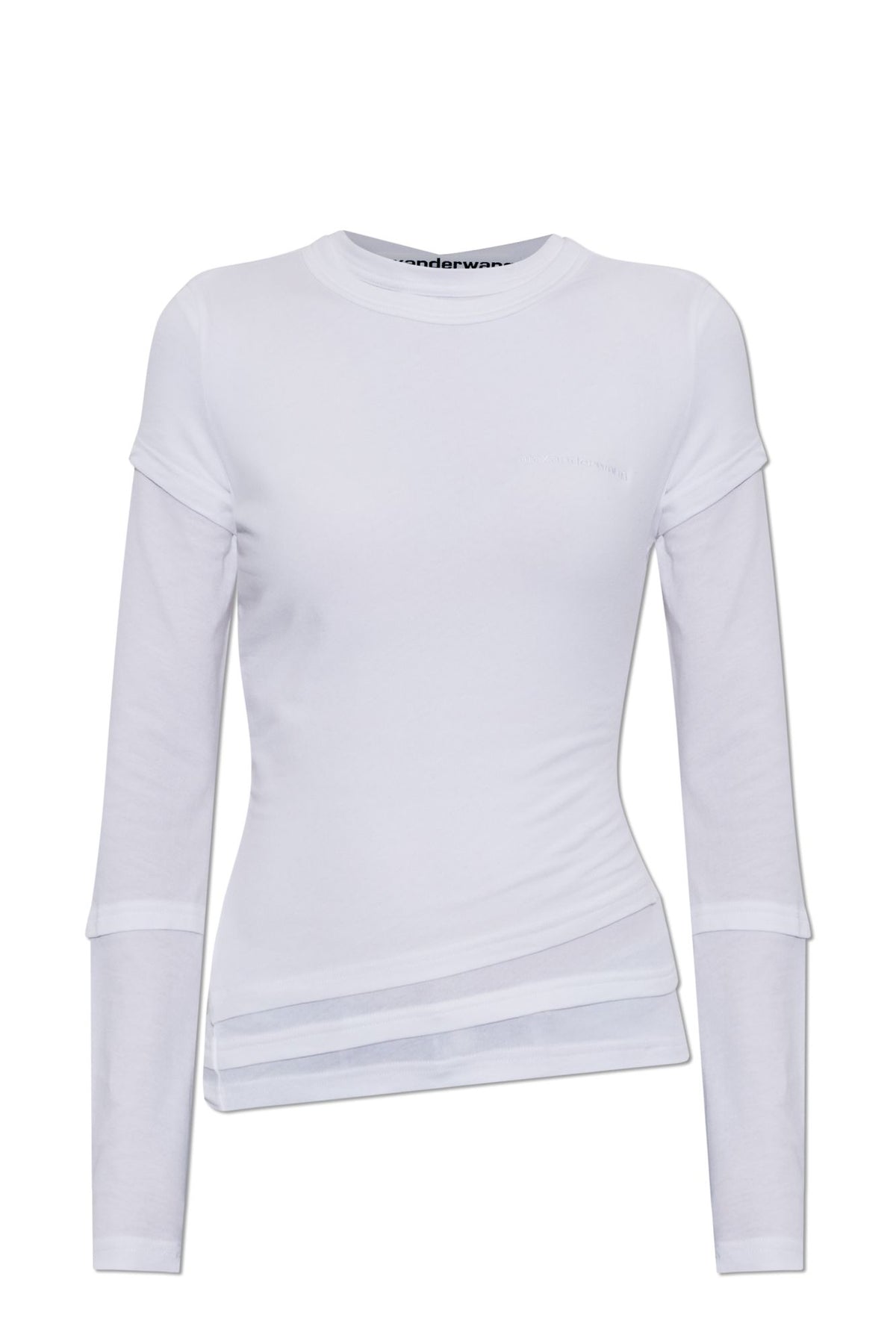 LAYERED LS TOP IN WHITE TOP ALEXANDER WANG 