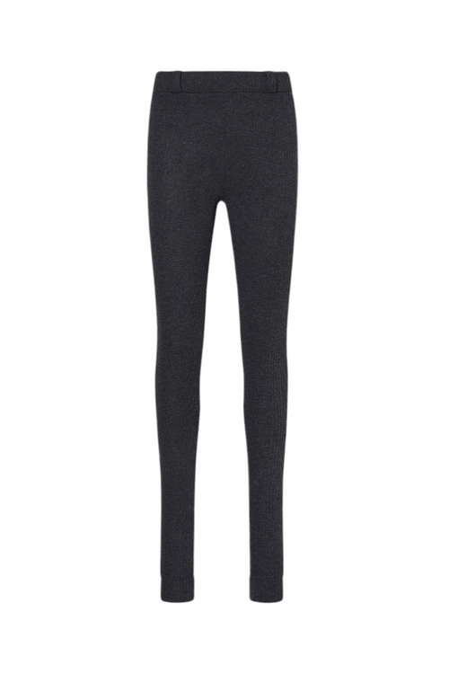 KNIT LEGGING IN DARK GREY