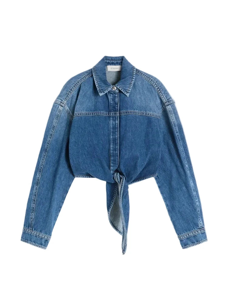 VERA DENIM SHIRT IN BLUE DENIM SHIRT MAXMARA 