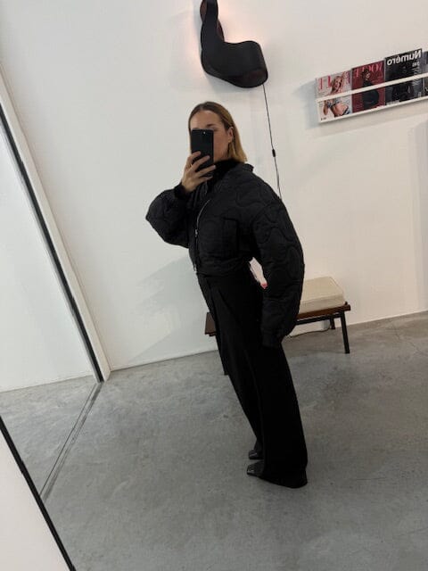 ONA QUILTED JACKET IN BLACK JACKET AGOLDE 