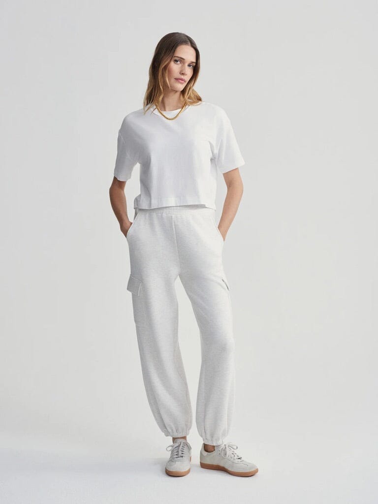 VENICE EASY TEE IN WHITE TEE VARLEY 