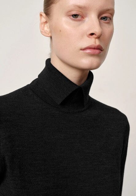 PERRY KNIT BLOUSE IN BLACK KNIT HERSKIND 