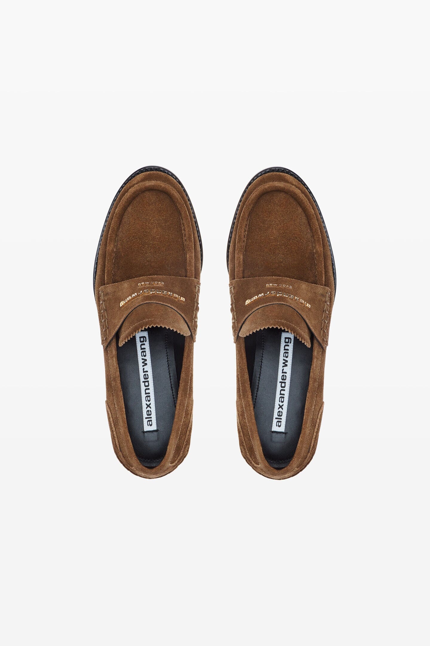 ALEXANDER WANG CARTER LOAFER IN BROWN SHOES ALEXANDER WANG 