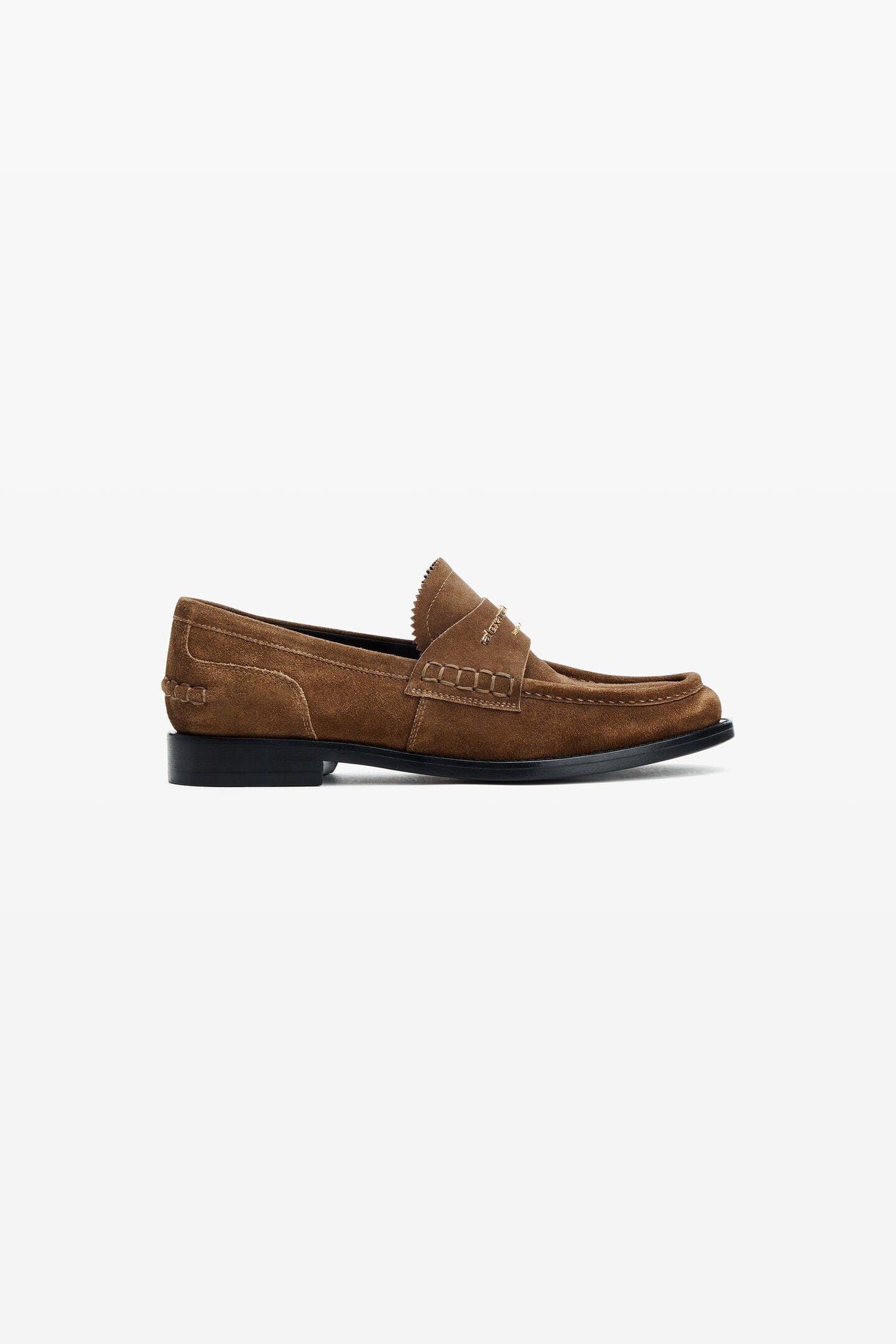 ALEXANDER WANG CARTER LOAFER IN BROWN SHOES ALEXANDER WANG 